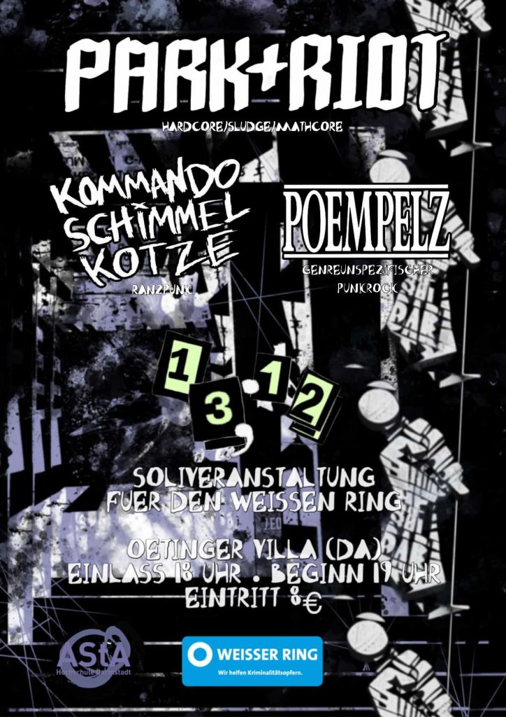 Konzertflyer für die Soliveranstaltung mit allen wichtigen Eckdaten.